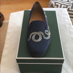New Stubbs & Wootton men’s snake slippers